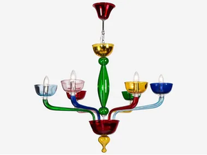 BOREALIS MULTICOLOR - Murano glass chandelier _ Sogni Di Cristallo